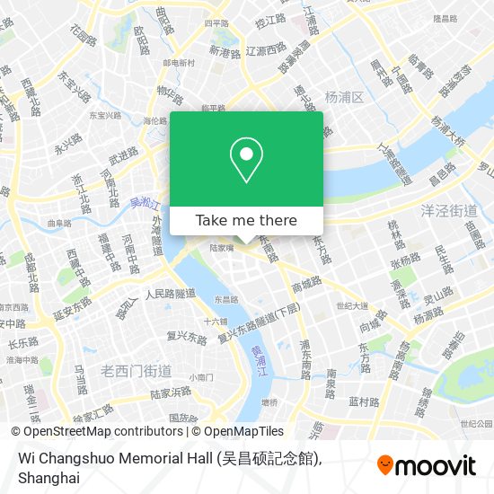 Wi Changshuo Memorial Hall (吴昌硕記念館) map