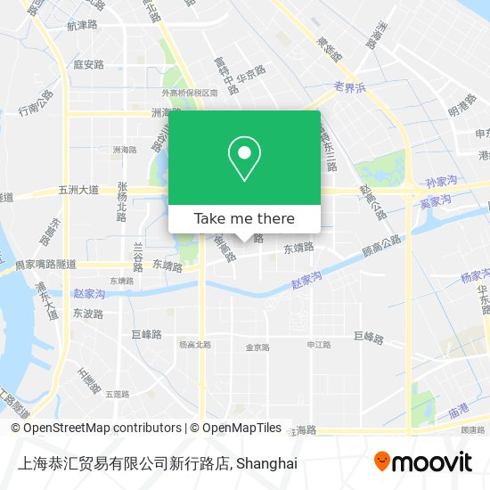 上海恭汇贸易有限公司新行路店 map