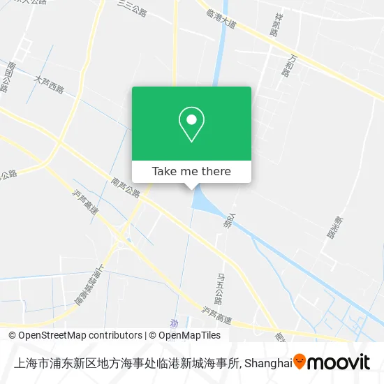 上海市浦东新区地方海事处临港新城海事所 map