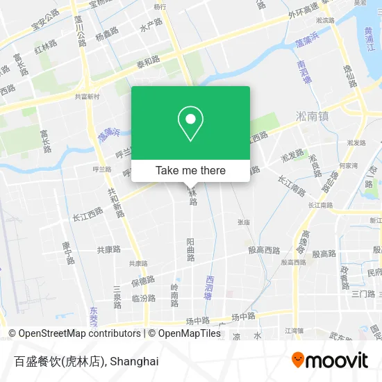 百盛餐饮(虎林店) map