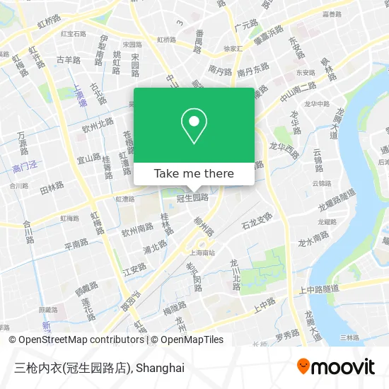 三枪内衣(冠生园路店) map