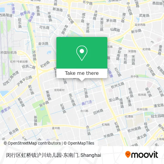 闵行区虹桥镇沪川幼儿园-东南门 map