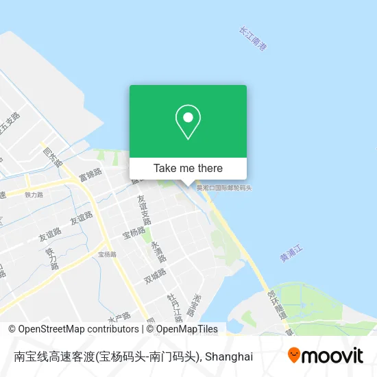 南宝线高速客渡(宝杨码头-南门码头) map