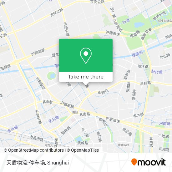 天盾物流-停车场 map