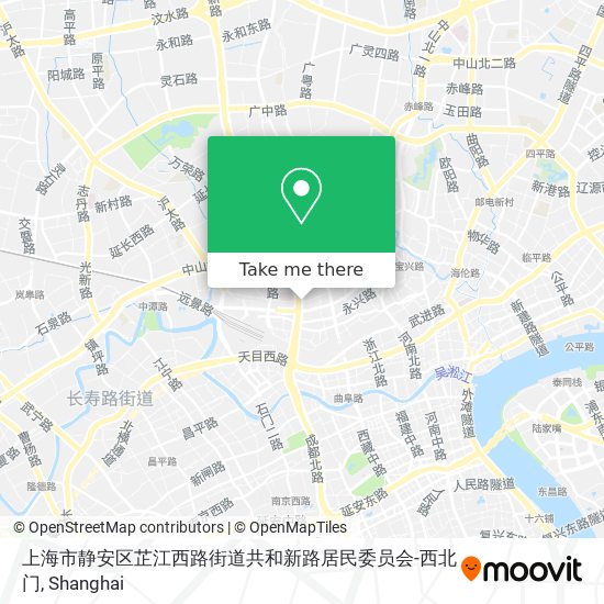 上海市静安区芷江西路街道共和新路居民委员会-西北门 map