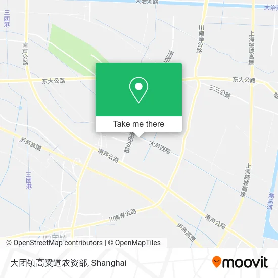 大团镇高粱道农资部 map