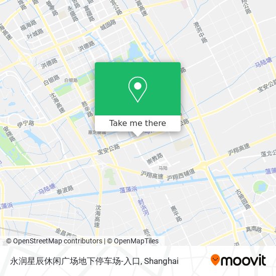 永润星辰休闲广场地下停车场-入口 map