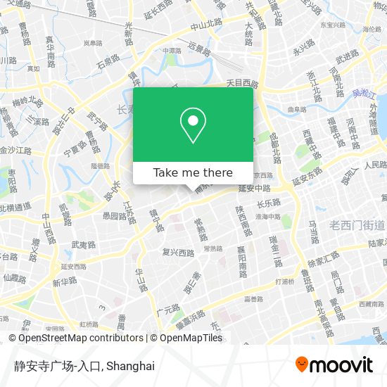 静安寺广场-入口 map