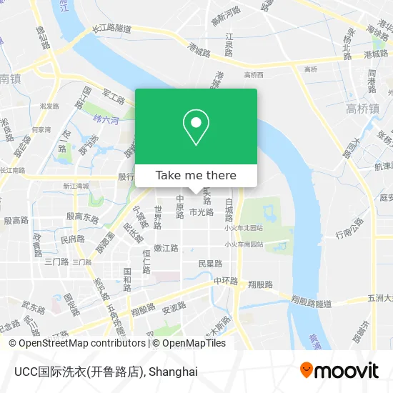 UCC国际洗衣(开鲁路店) map
