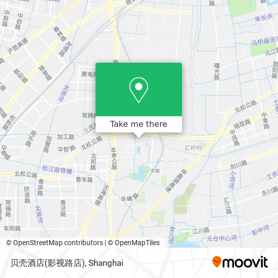 贝壳酒店(影视路店) map
