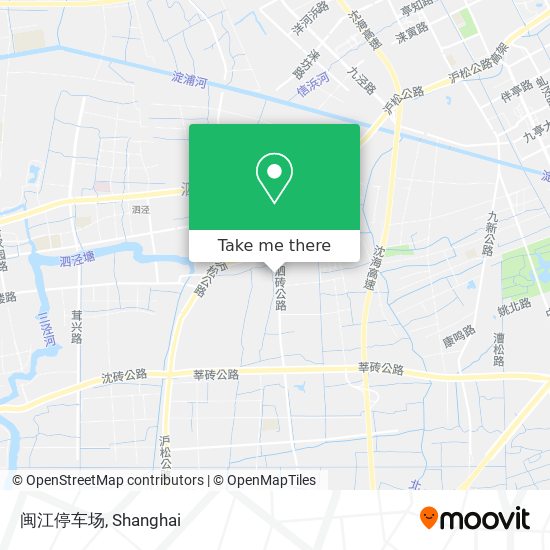 How To Get To 闽江停车场in 泗泾by Bus Or Metro Moovit