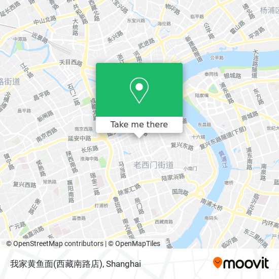 我家黄鱼面(西藏南路店) map