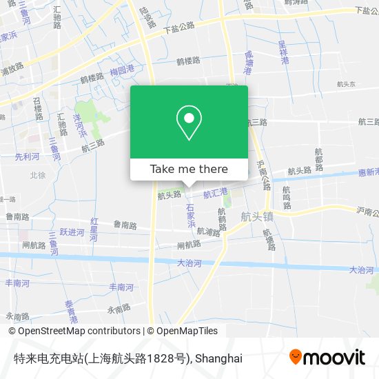特来电充电站(上海航头路1828号) map