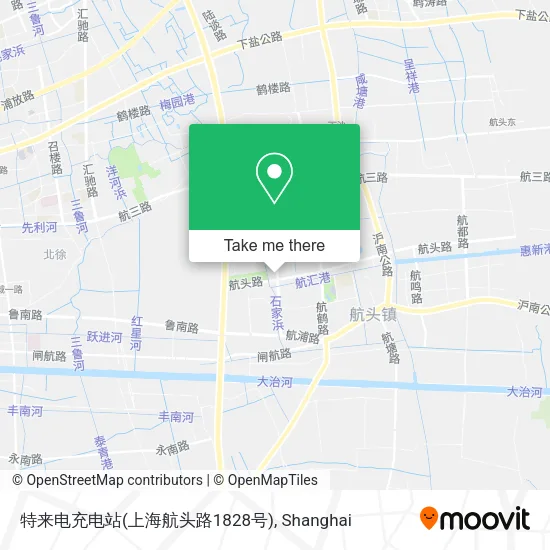 特来电充电站(上海航头路1828号) map