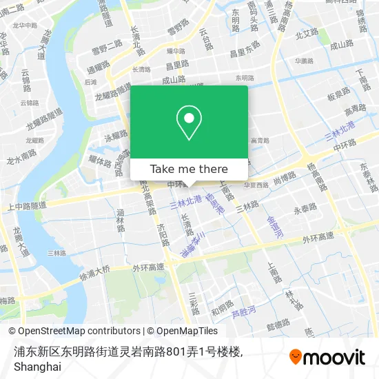 浦东新区东明路街道灵岩南路801弄1号楼楼 map