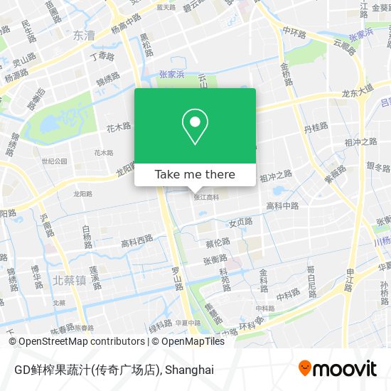 GD鲜榨果蔬汁(传奇广场店) map