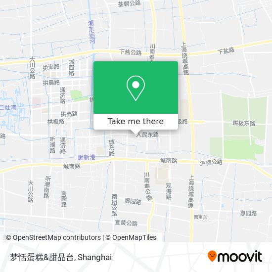 梦恬蛋糕&甜品台 map