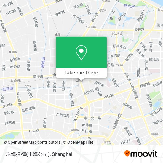 珠海捷德(上海公司) map