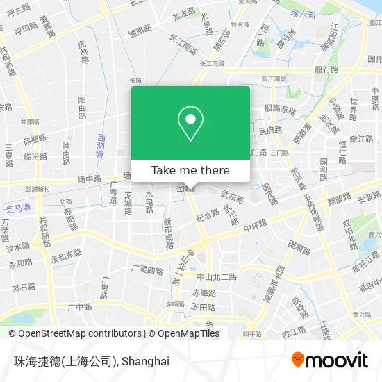 珠海捷德(上海公司) map