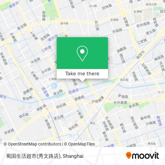 蜀国生活超市(秀文路店) map