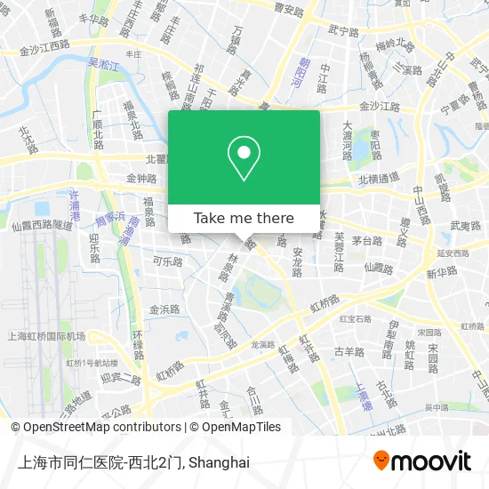 上海市同仁医院-西北2门 map