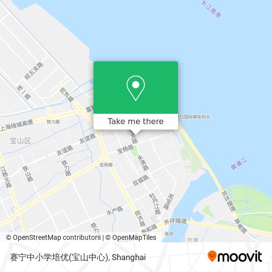 赛宁中小学培优(宝山中心) map