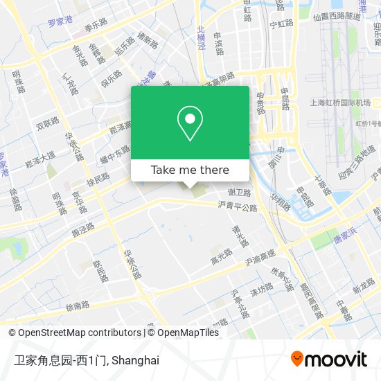 卫家角息园-西1门 map