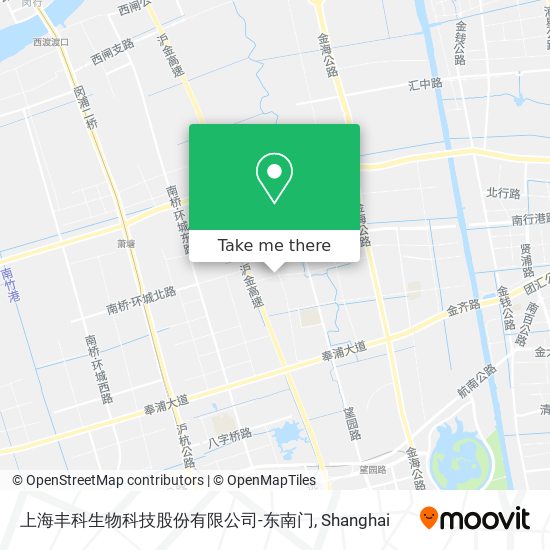 上海丰科生物科技股份有限公司-东南门 map