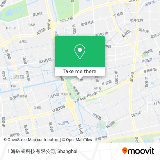 上海矽睿科技有限公司 map