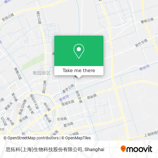 思拓科(上海)生物科技股份有限公司 map