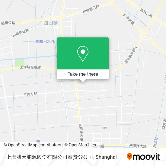 上海航天能源股份有限公司奉贤分公司 map