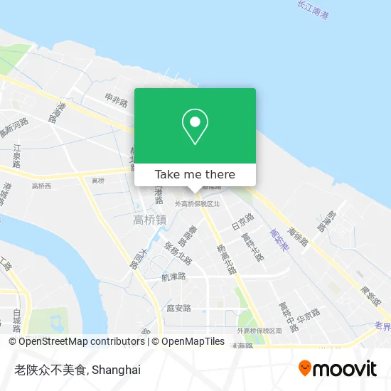老陕众不美食 map