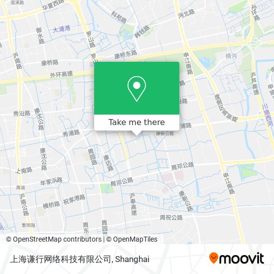 上海谦行网络科技有限公司 map