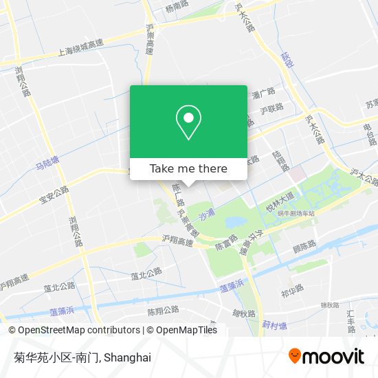 菊华苑小区-南门 map