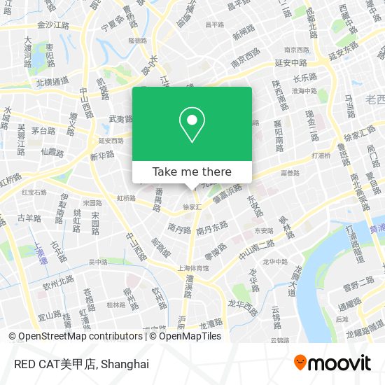 RED CAT美甲店 map