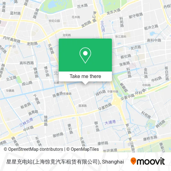 星星充电站(上海惊竟汽车租赁有限公司) map