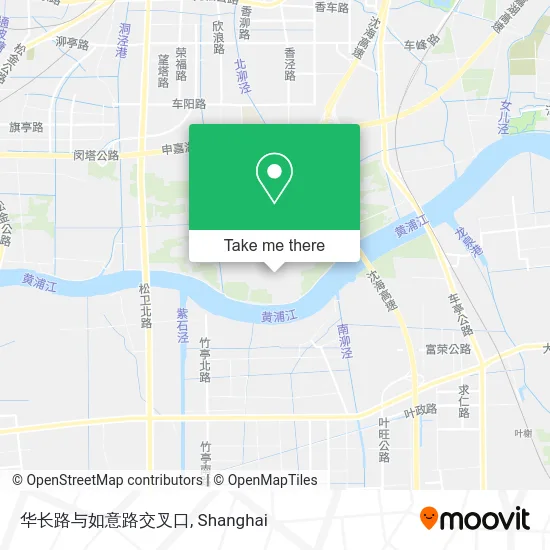 华长路与如意路交叉口 map