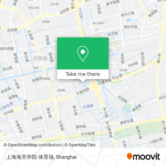 上海海关学院-体育场 map