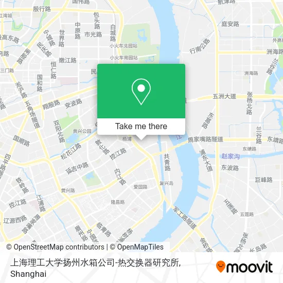 上海理工大学扬州水箱公司-热交换器研究所 map