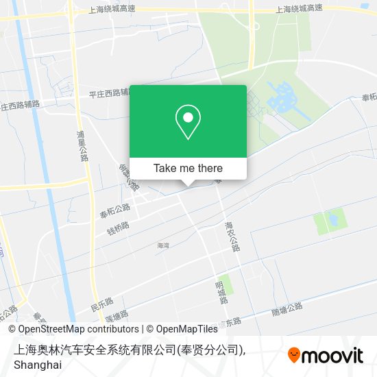 上海奥林汽车安全系统有限公司(奉贤分公司) map