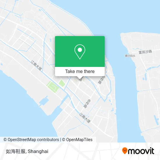如海鞋服 map