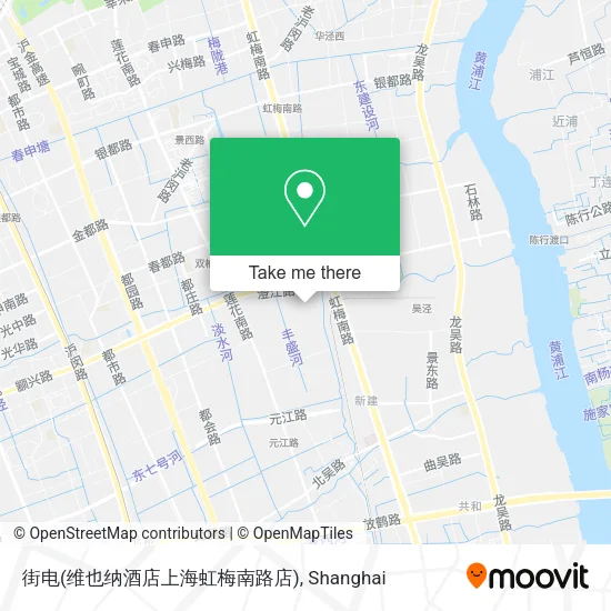 街电(维也纳酒店上海虹梅南路店) map