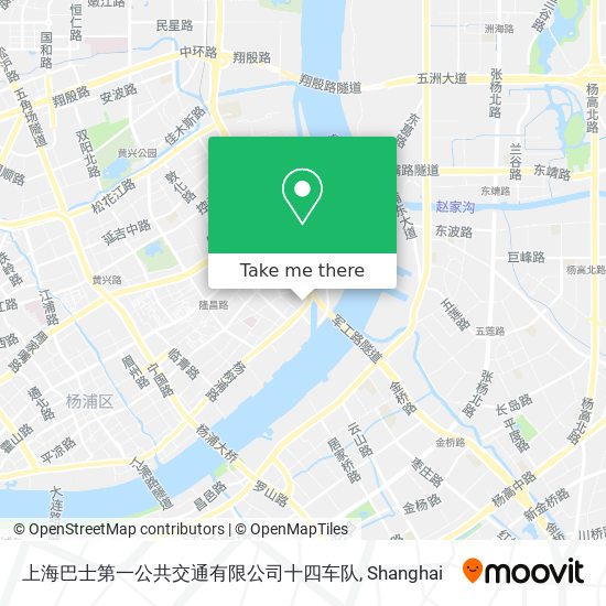 上海巴士第一公共交通有限公司十四车队 map