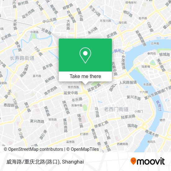 威海路/重庆北路(路口) map