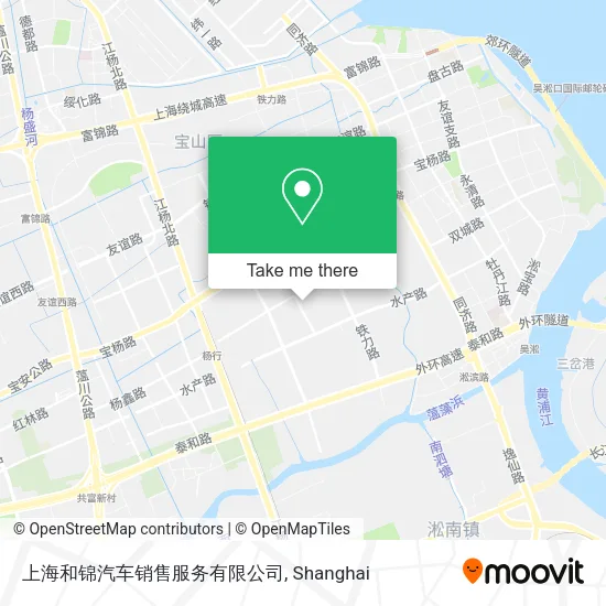 上海和锦汽车销售服务有限公司 map