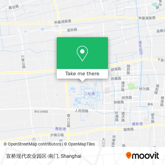 宣桥现代农业园区-南门 map