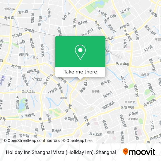 Holiday Inn Shanghai Vista map