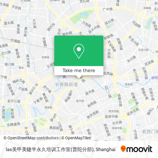 las美甲美睫半永久培训工作室(普陀分部) map