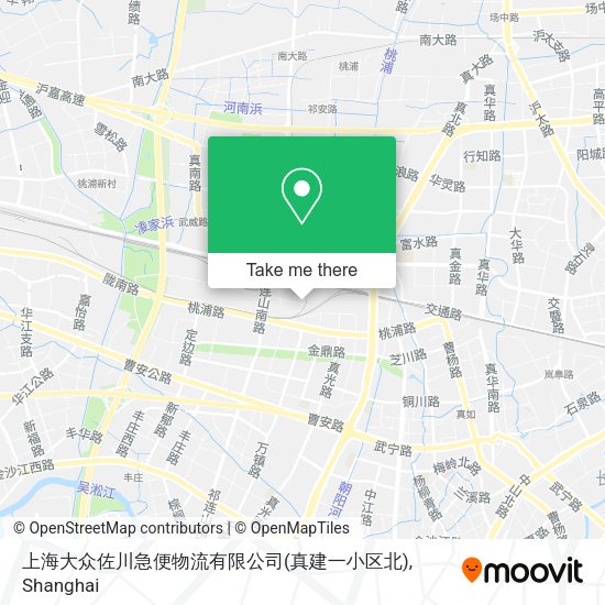 上海大众佐川急便物流有限公司(真建一小区北) map