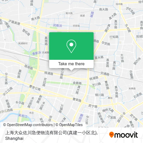 上海大众佐川急便物流有限公司(真建一小区北) map
